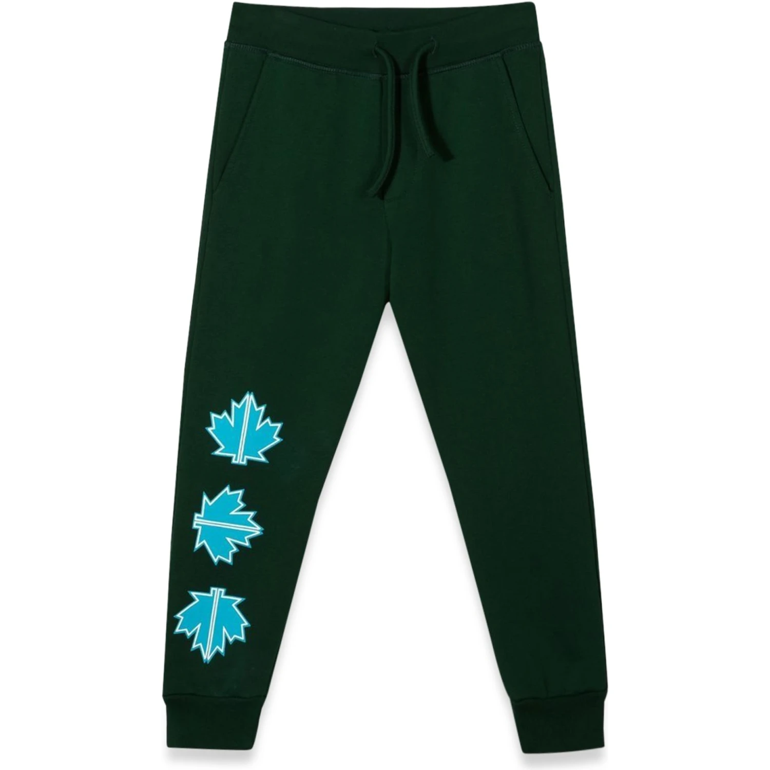 PLUSH PANTS LEAF LOGO ON FRONT LEG