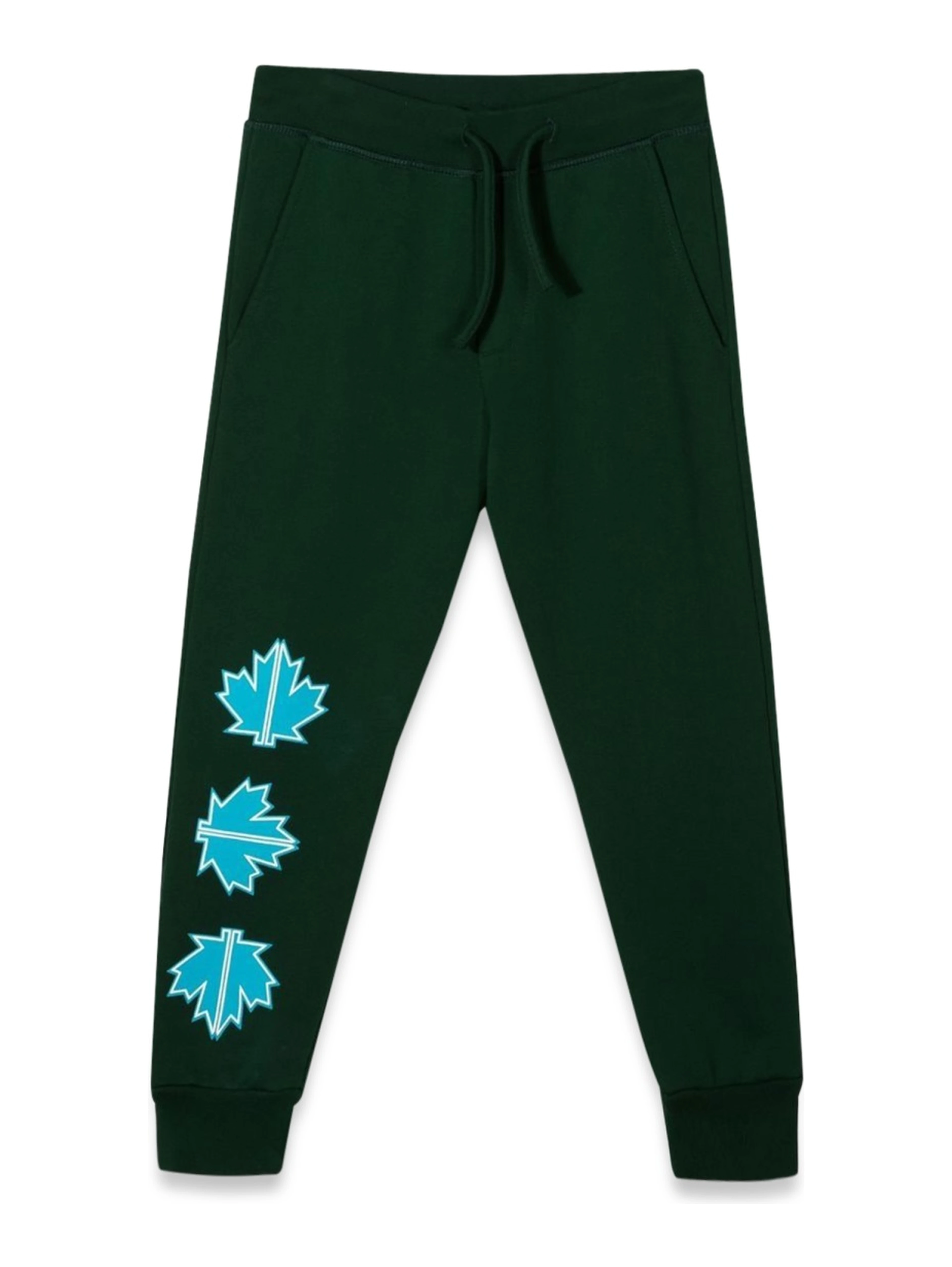 PLUSH PANTS LEAF LOGO ON FRONT LEG