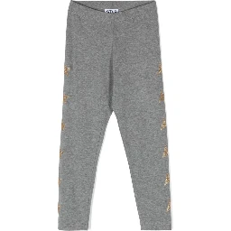 STAR/ GIRL'S LEGGINGS/ GLITTER MULTISTAR PRINTED