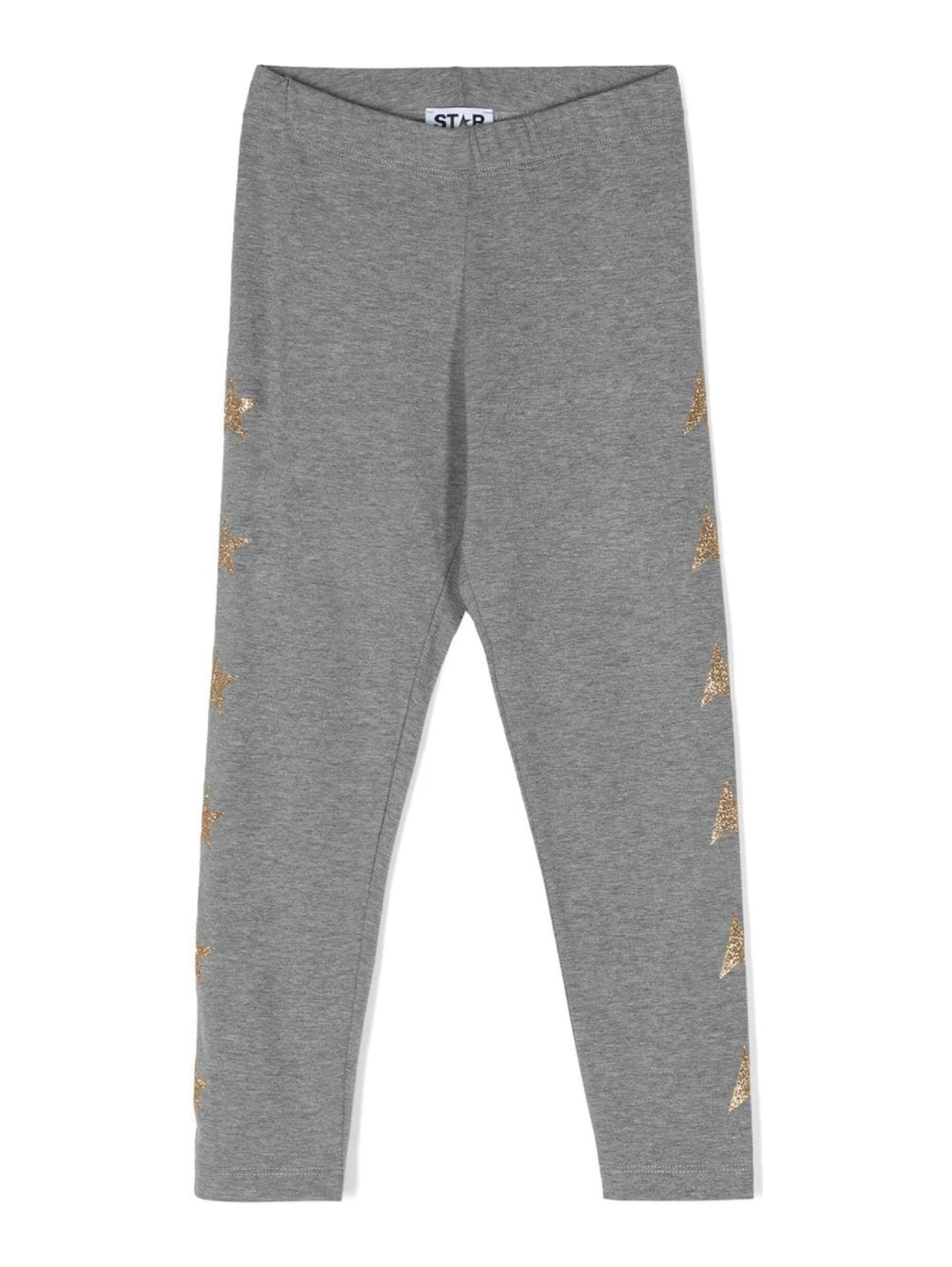 STAR/ GIRL'S LEGGINGS/ GLITTER MULTISTAR PRINTED