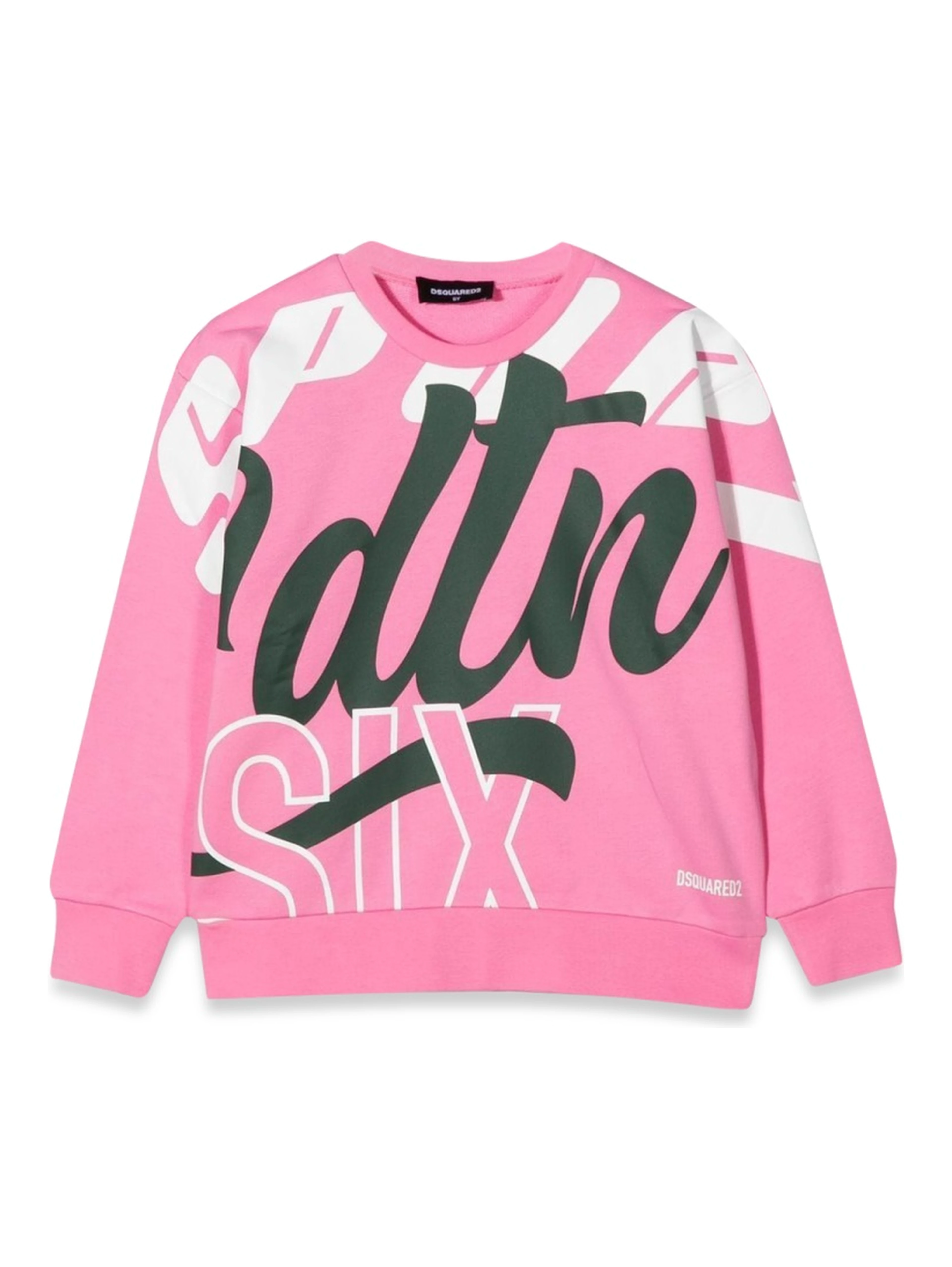 CREWNECK SWEATSHIRT ALLOVER WRITING