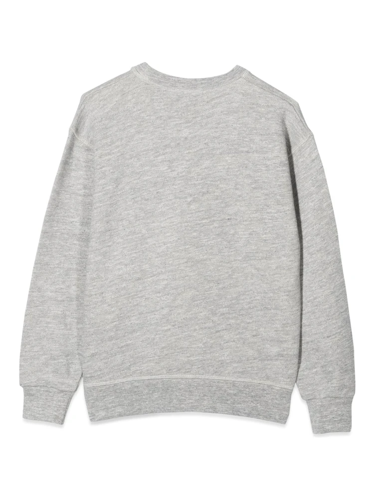 SWEATSHIRT CREWNECK FRONT LEAF PRINT alternative