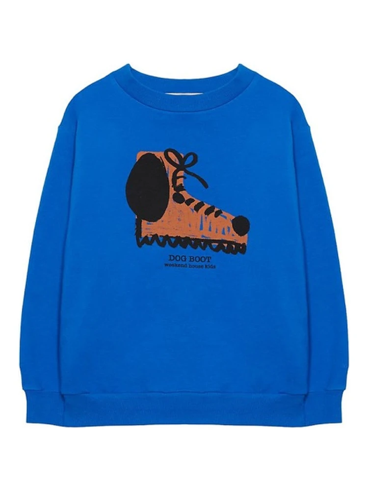 DOG BOOTS CREWNECK SWEATSHIRT