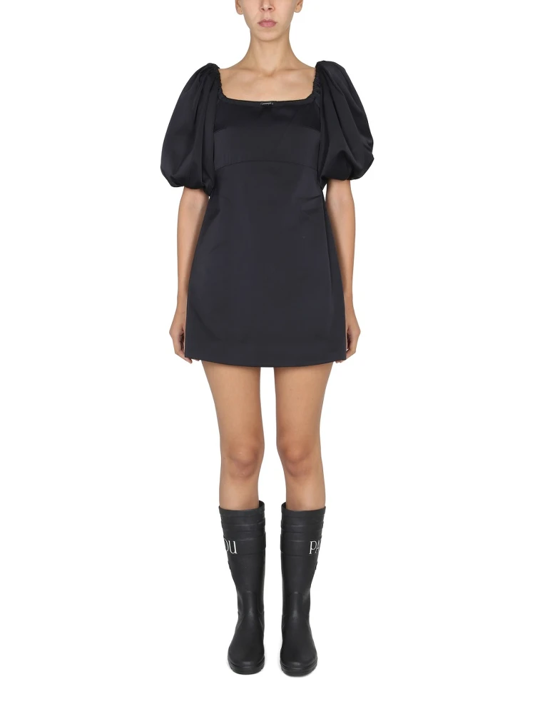 MINI DRESS WITH BALLOON SLEEVES