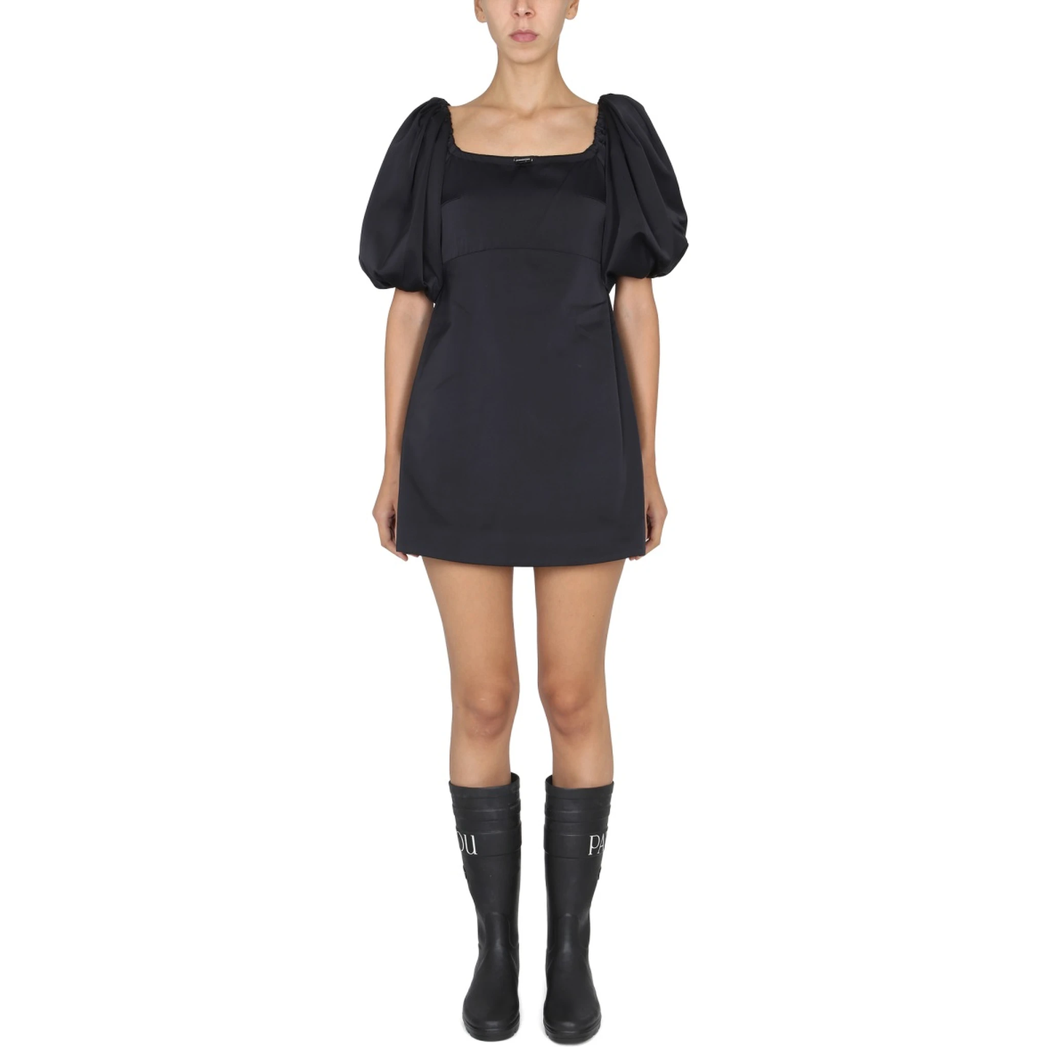 MINI DRESS WITH BALLOON SLEEVES