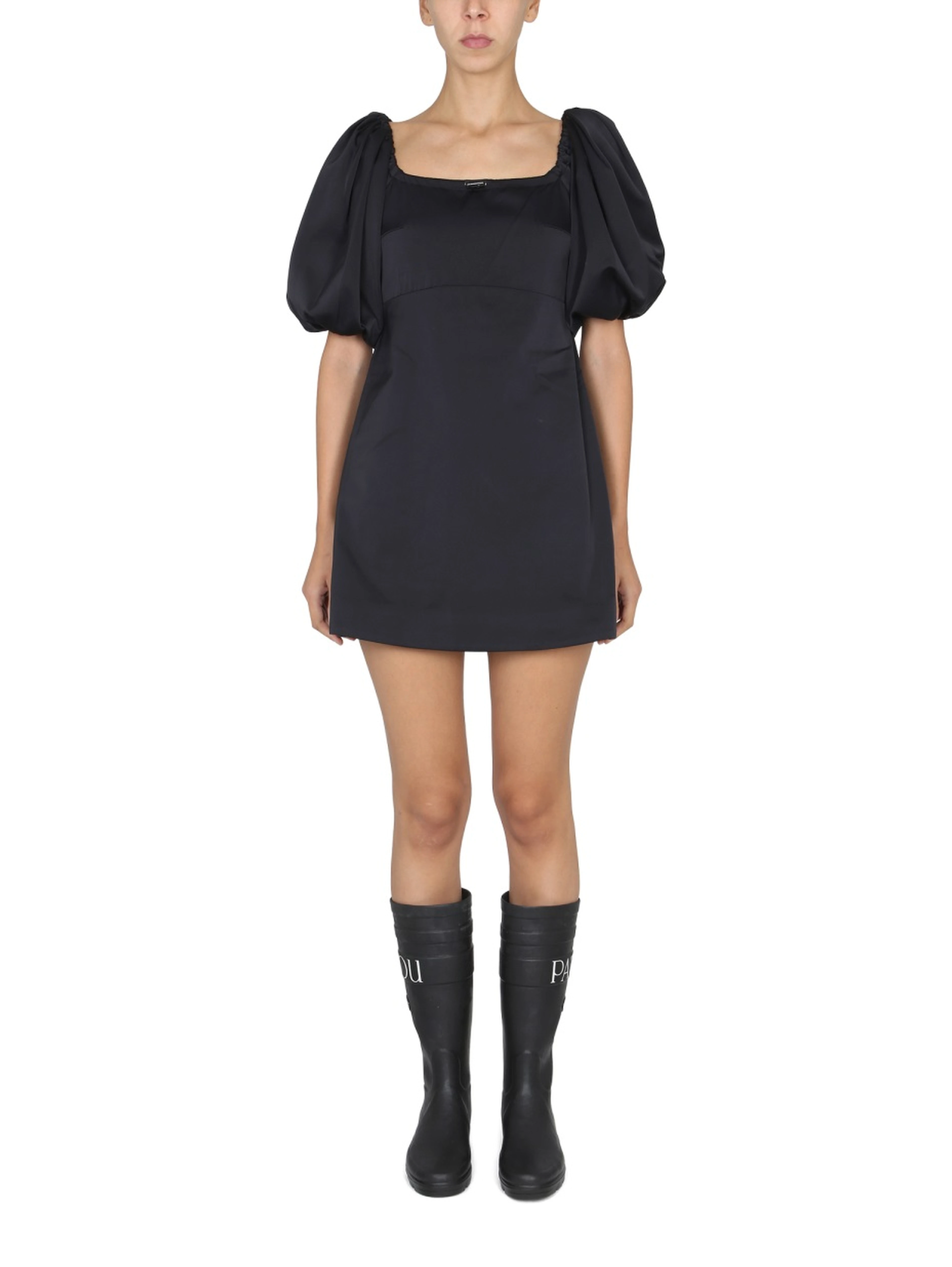 MINI DRESS WITH BALLOON SLEEVES