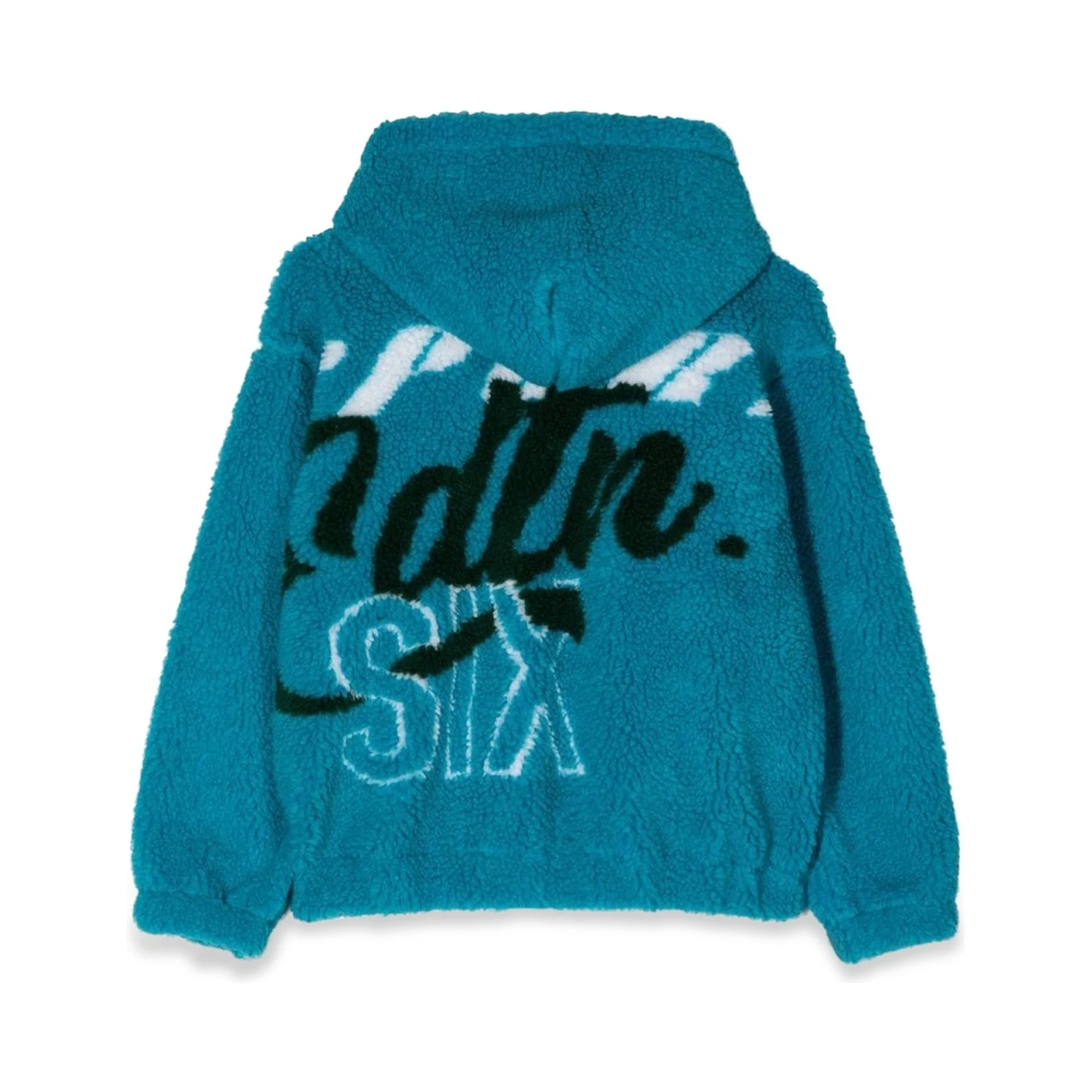 FELPA JACQUARD FUR CON ZIP E CAPPUCCIO