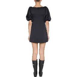 MINI DRESS WITH BALLOON SLEEVES