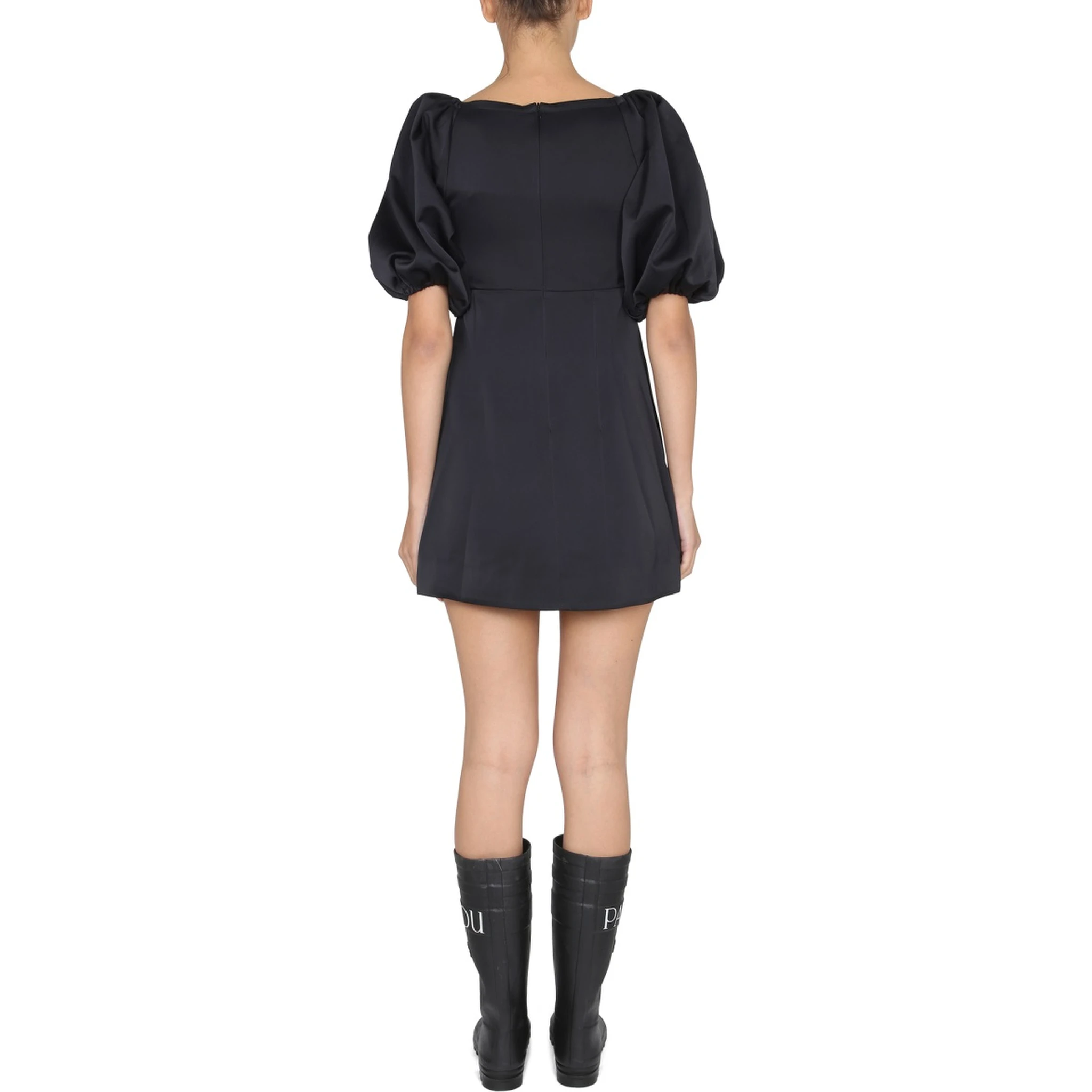 MINI DRESS WITH BALLOON SLEEVES
