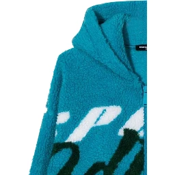 FELPA JACQUARD FUR CON ZIP E CAPPUCCIO
