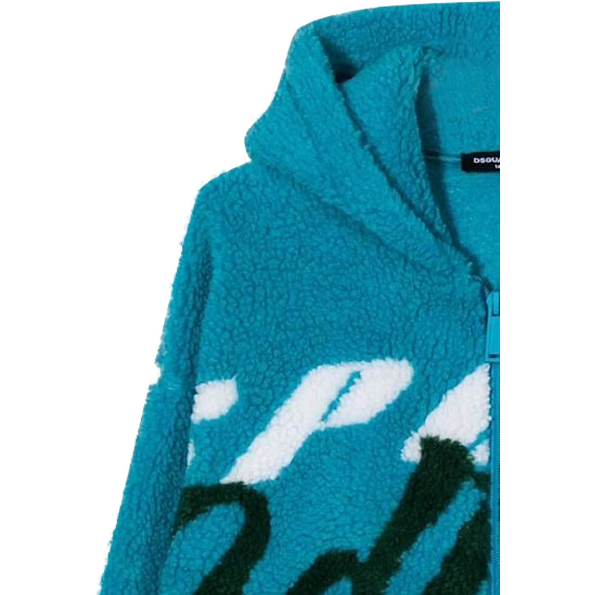 FELPA JACQUARD FUR CON ZIP E CAPPUCCIO