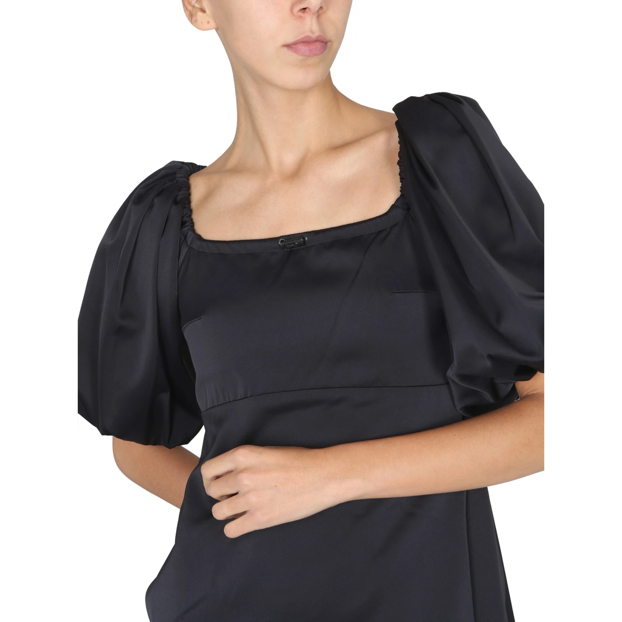 MINI DRESS WITH BALLOON SLEEVES