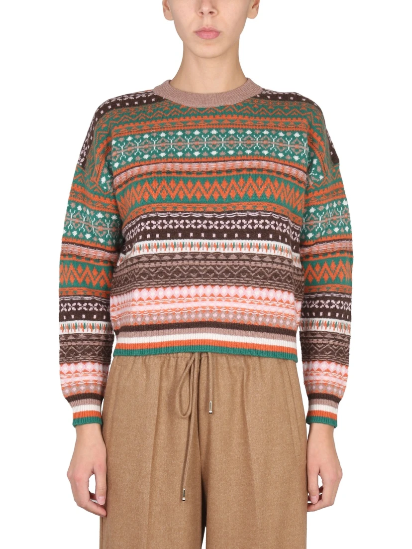 MULTICOLOR CREWNECK SWEATER