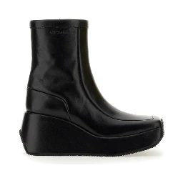 ANKLE BOOT WITH SQUARE TOE