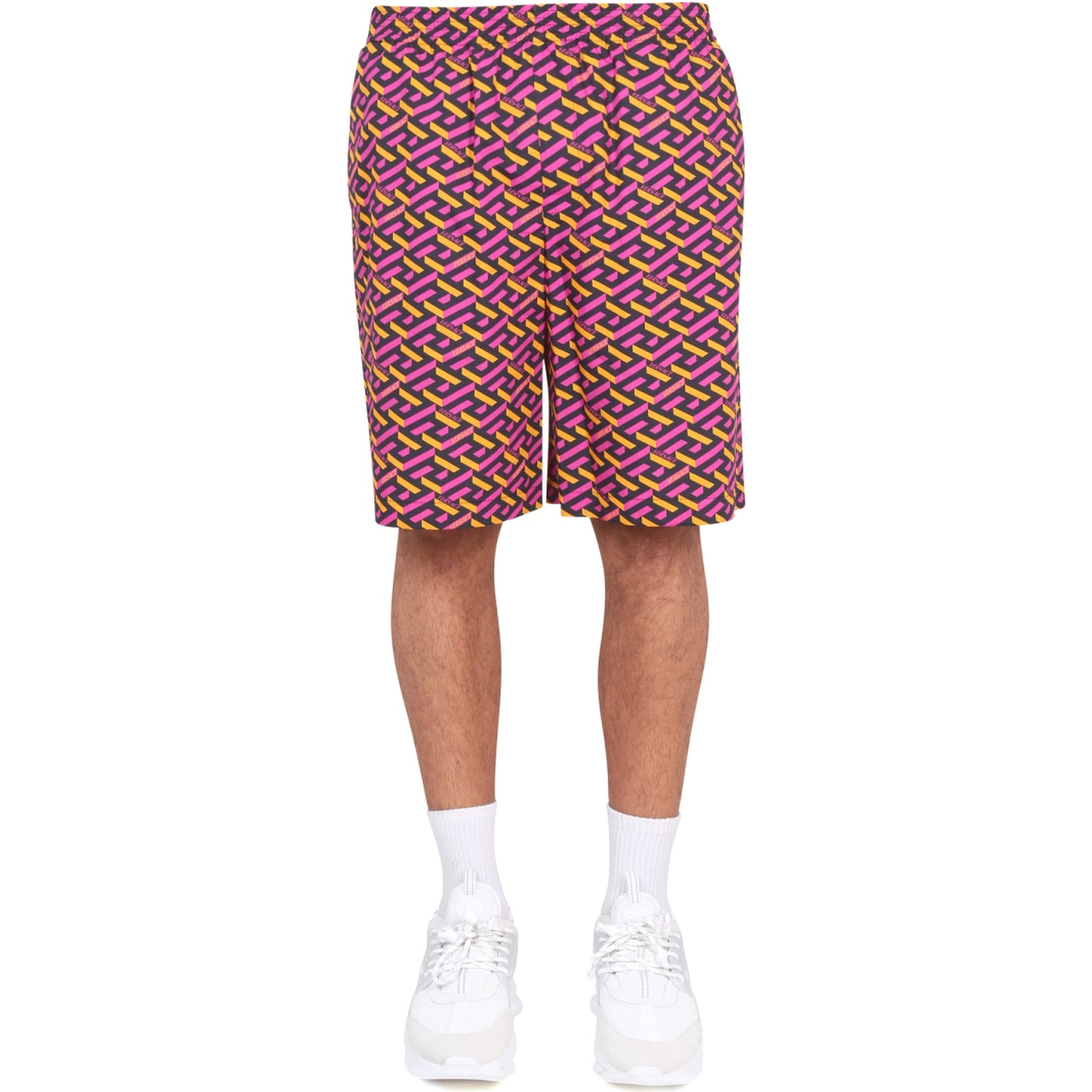 SHORTS WITH LA GRECA PRINT
