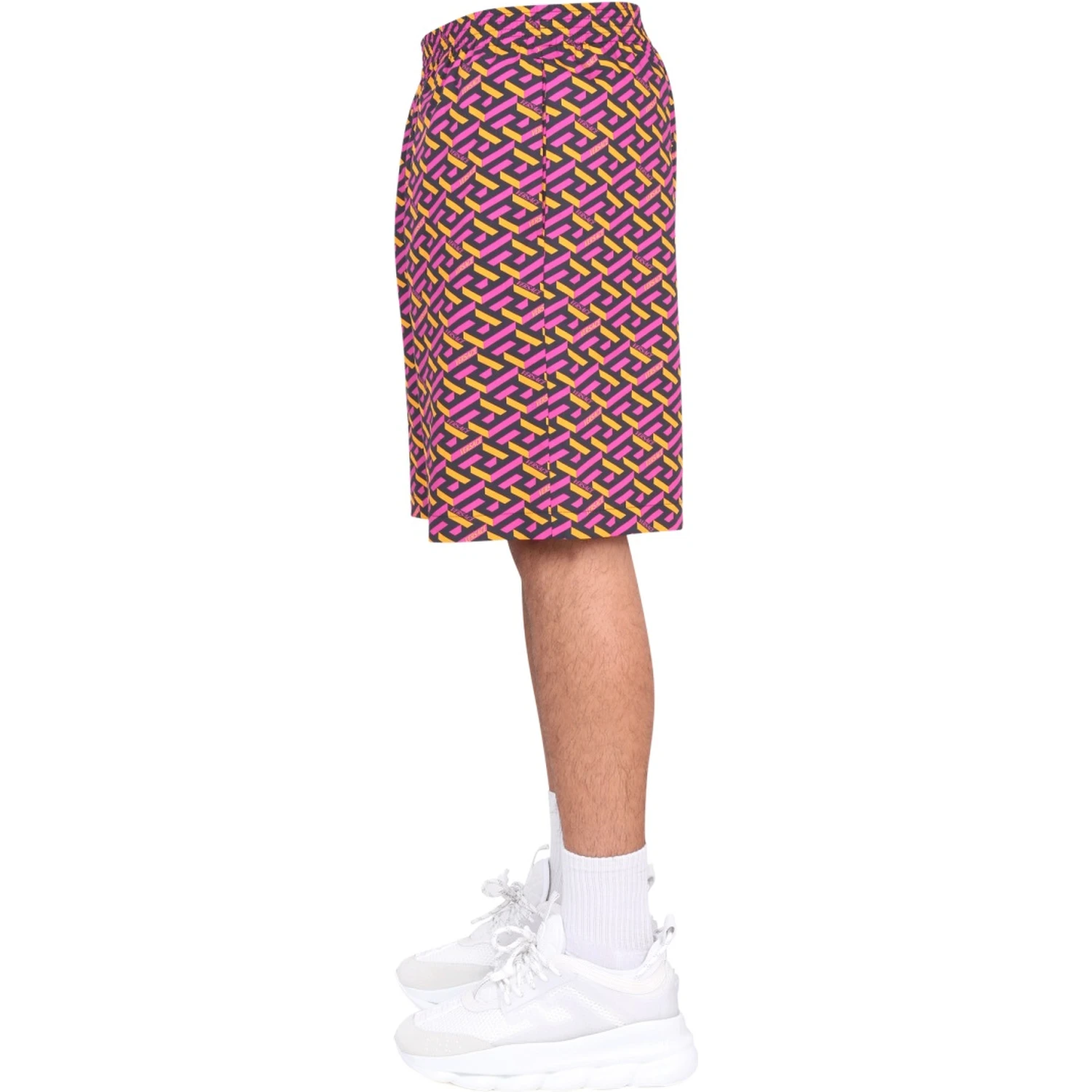 SHORTS WITH LA GRECA PRINT