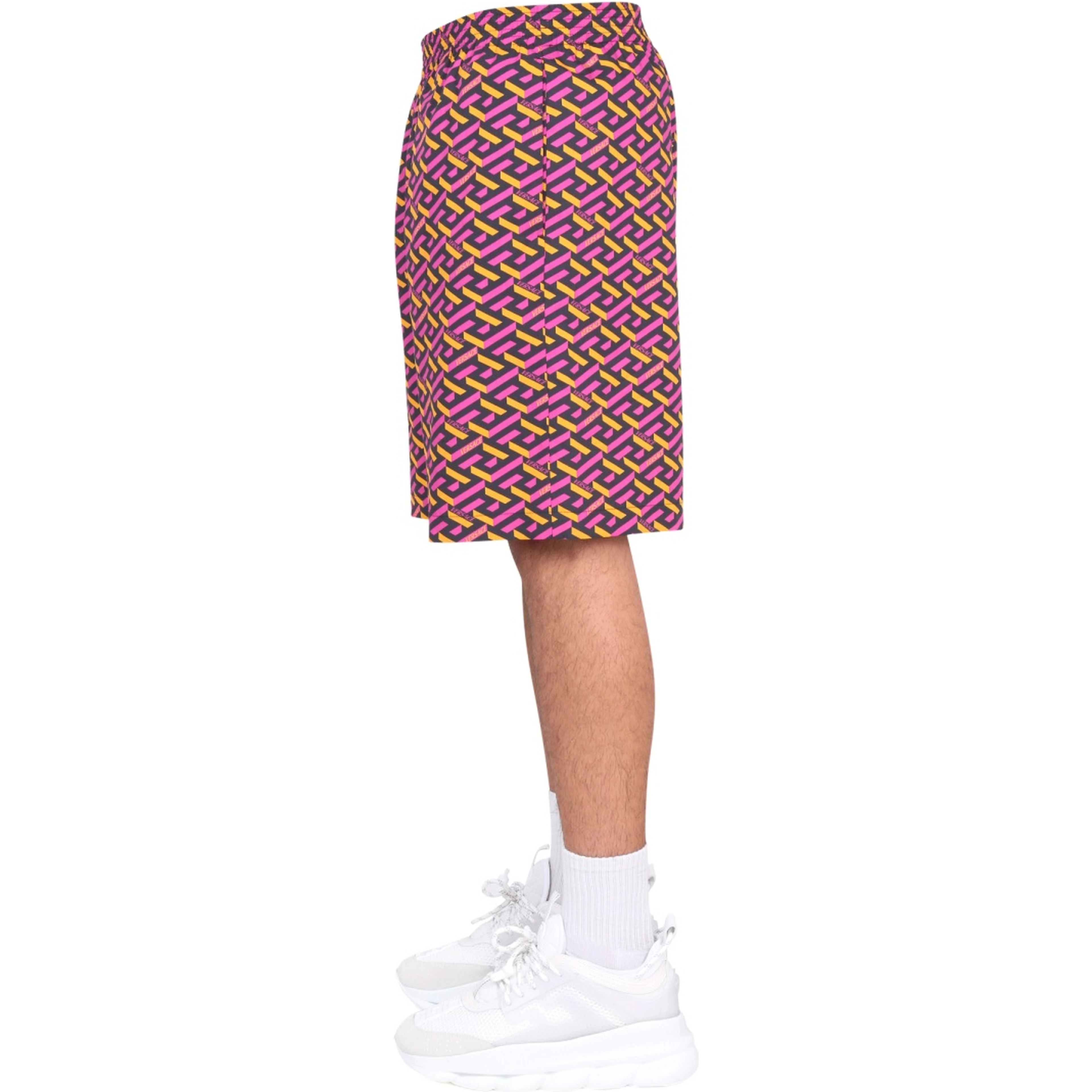 SHORTS WITH LA GRECA PRINT