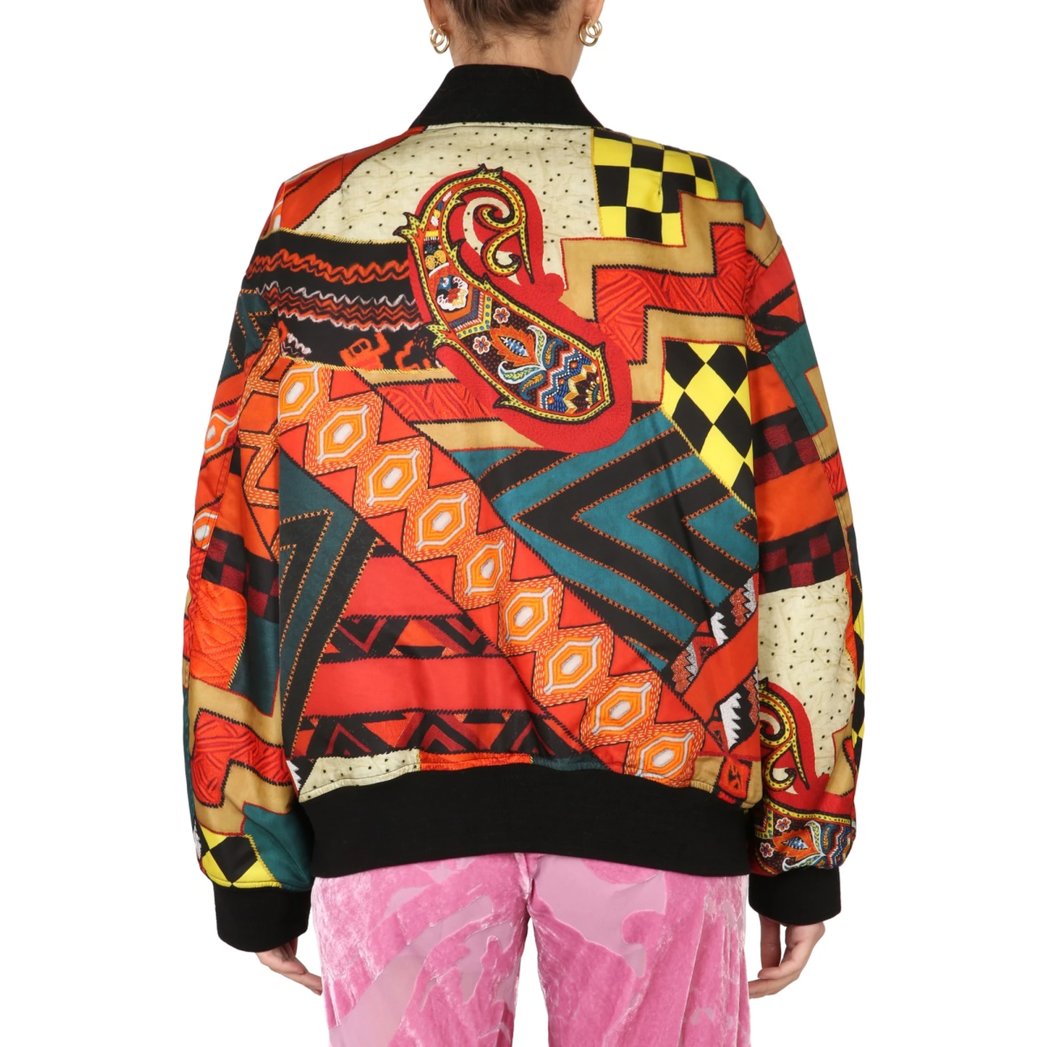 PATCHWORK BOMBER JACKET