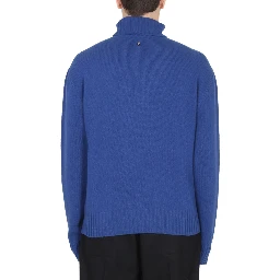 INLAID JACQUARD TURTLENECK SWEATER