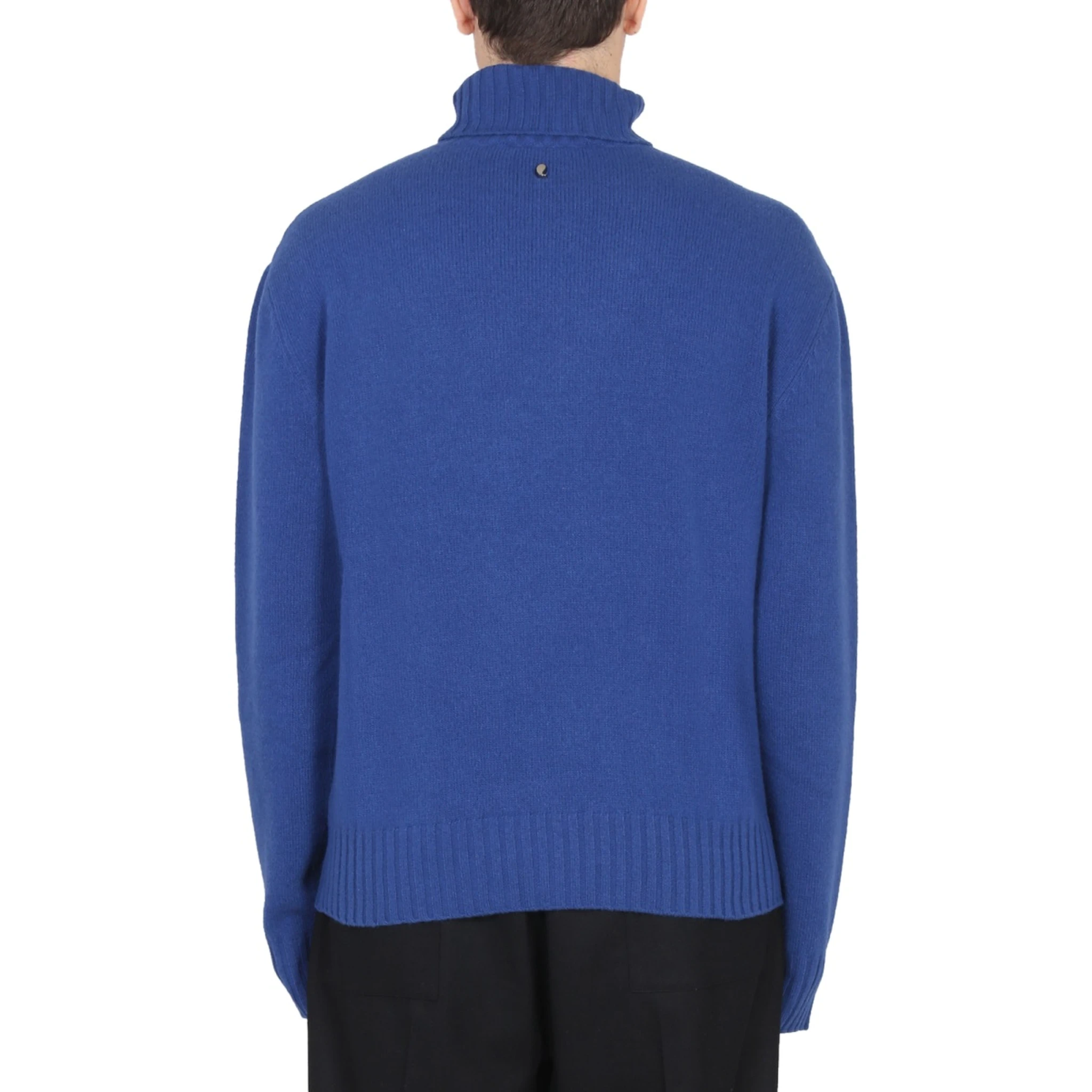 INLAID JACQUARD TURTLENECK SWEATER