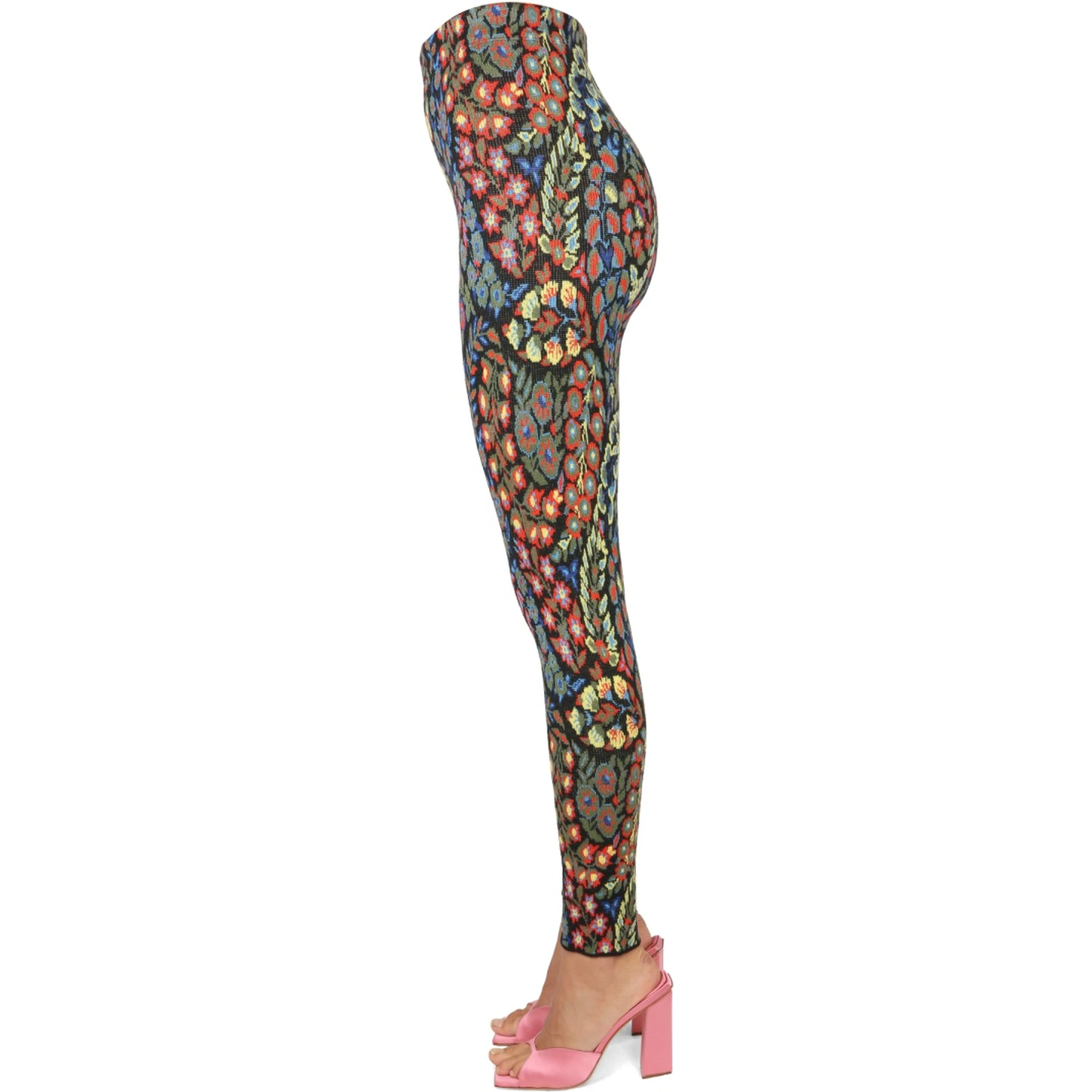 JACQUARD WOOL BLEND TOP AND LEGGINGS