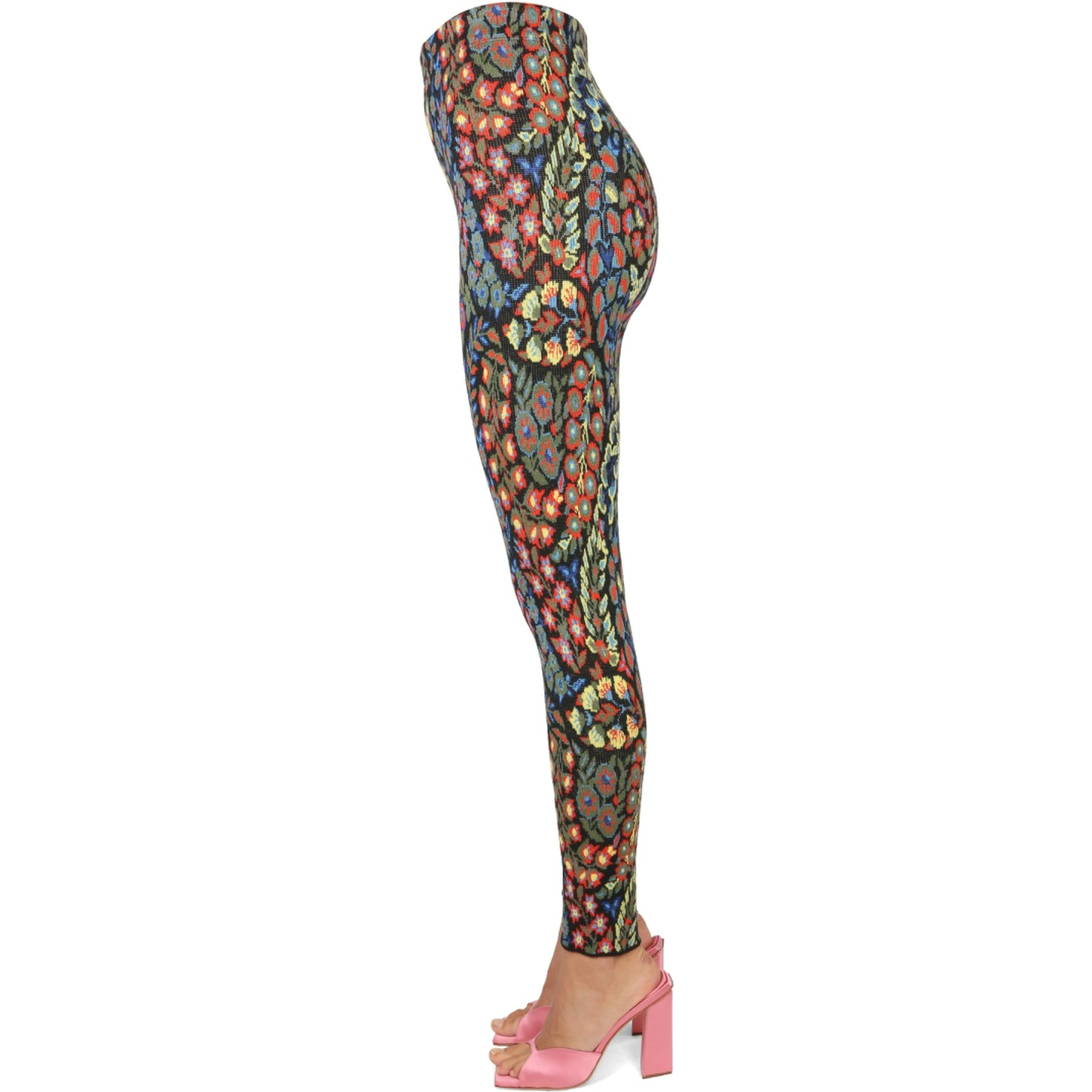 JACQUARD WOOL BLEND TOP AND LEGGINGS
