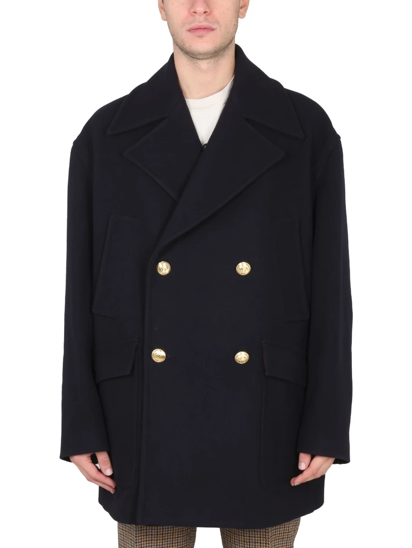 DOUBLE-BREASTED COAT