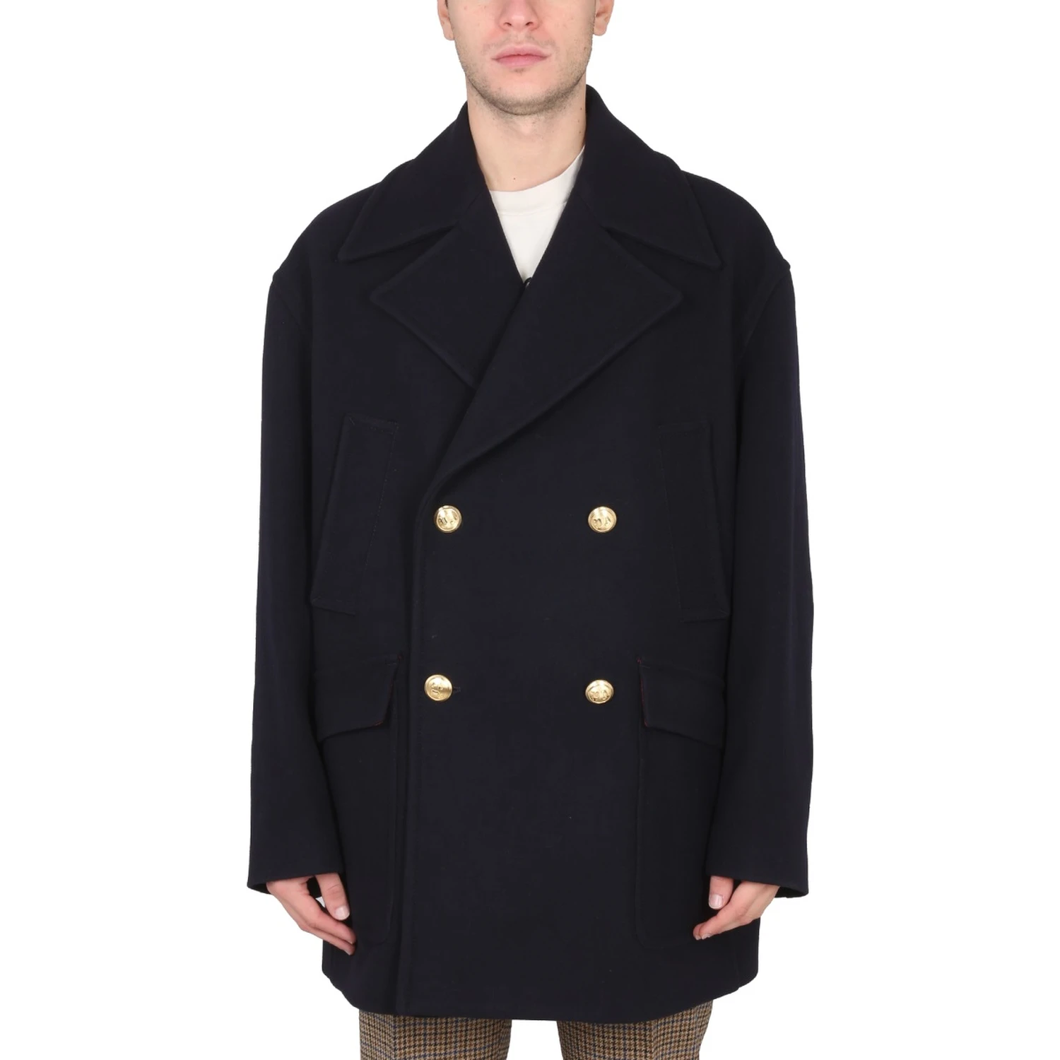 DOUBLE-BREASTED COAT