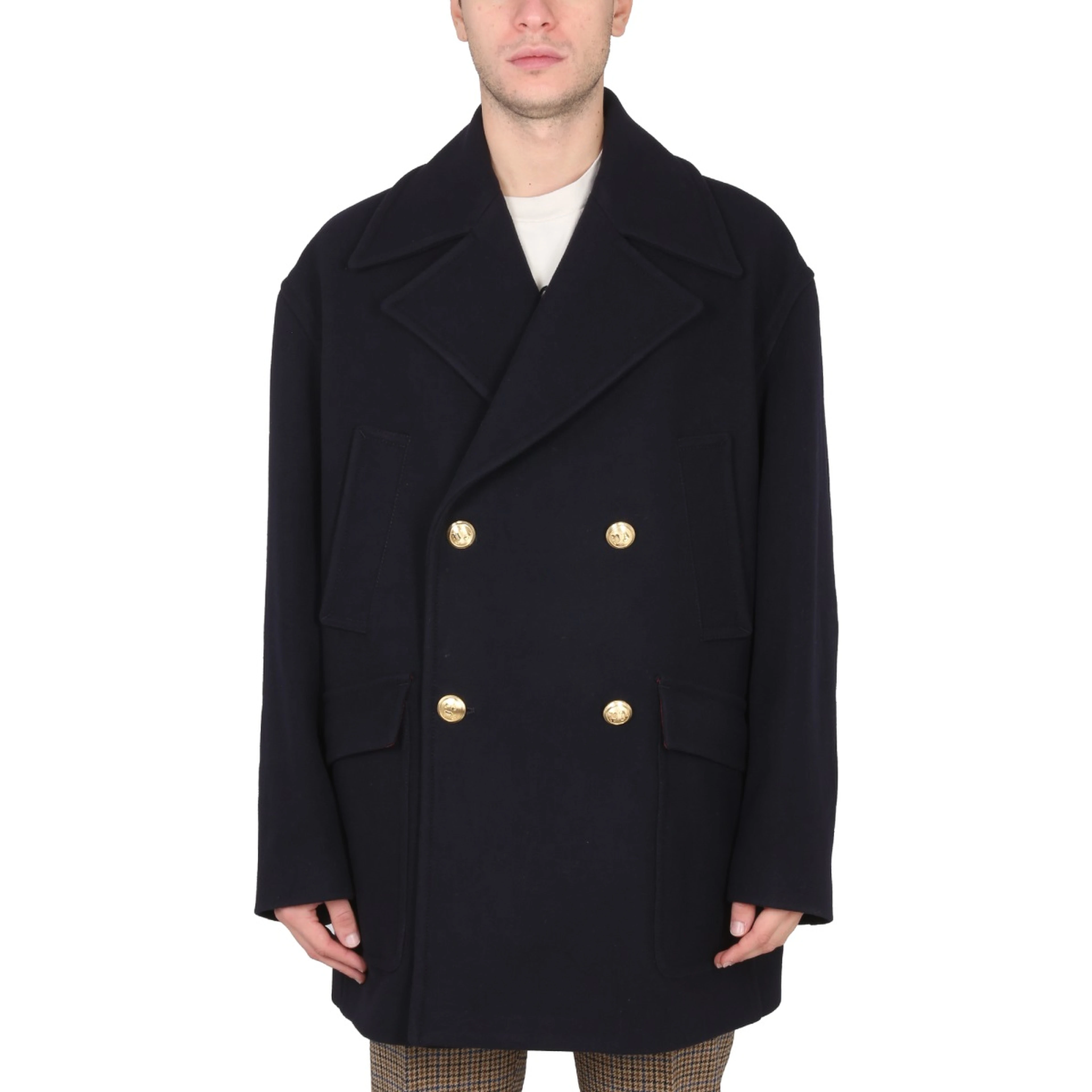 DOUBLE-BREASTED COAT