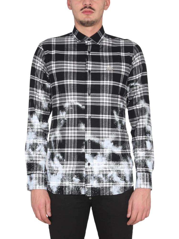 TARTAN PATTERN SHIRT