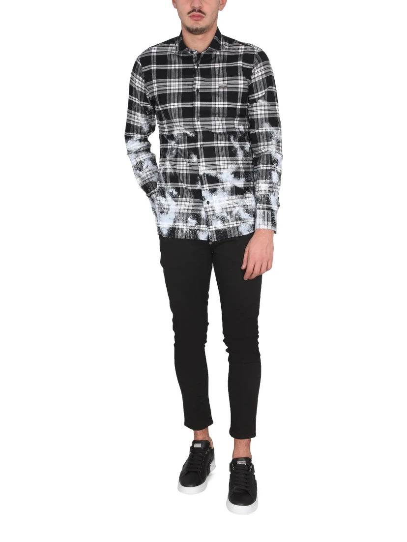 TARTAN PATTERN SHIRT