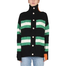 TURTLENECK CARDIGAN