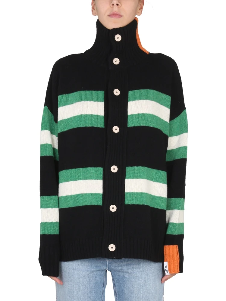 TURTLENECK CARDIGAN