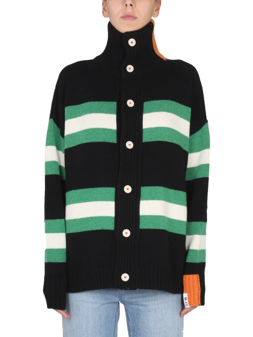 TURTLENECK CARDIGAN