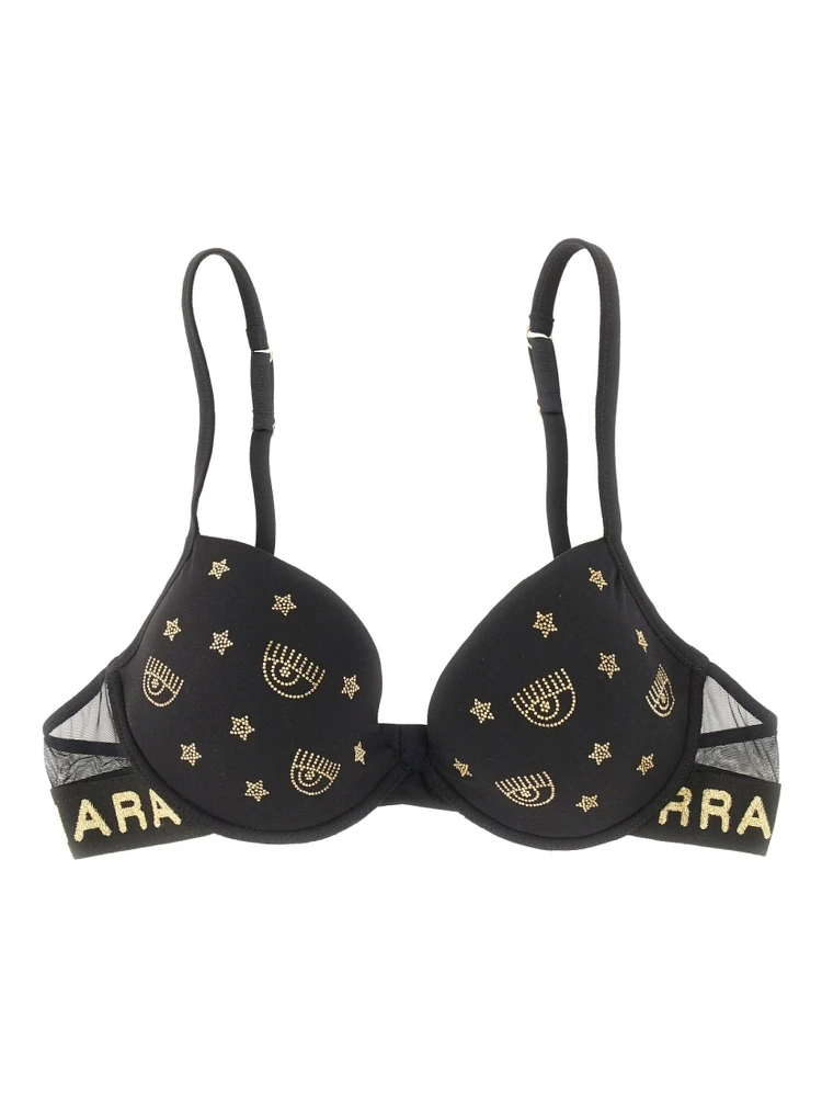 BRALETTE WITH LOGOMANIA