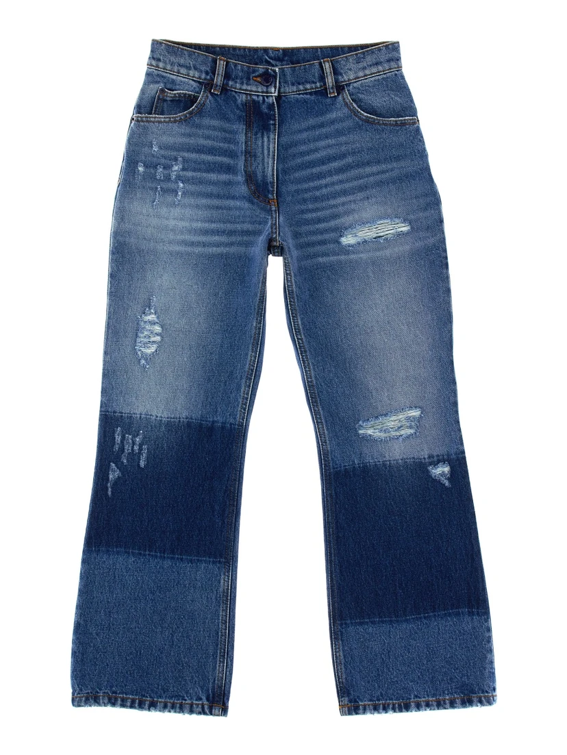 JEANS WITH STAR INLAYS 8 MONCLER PALM ANGELS