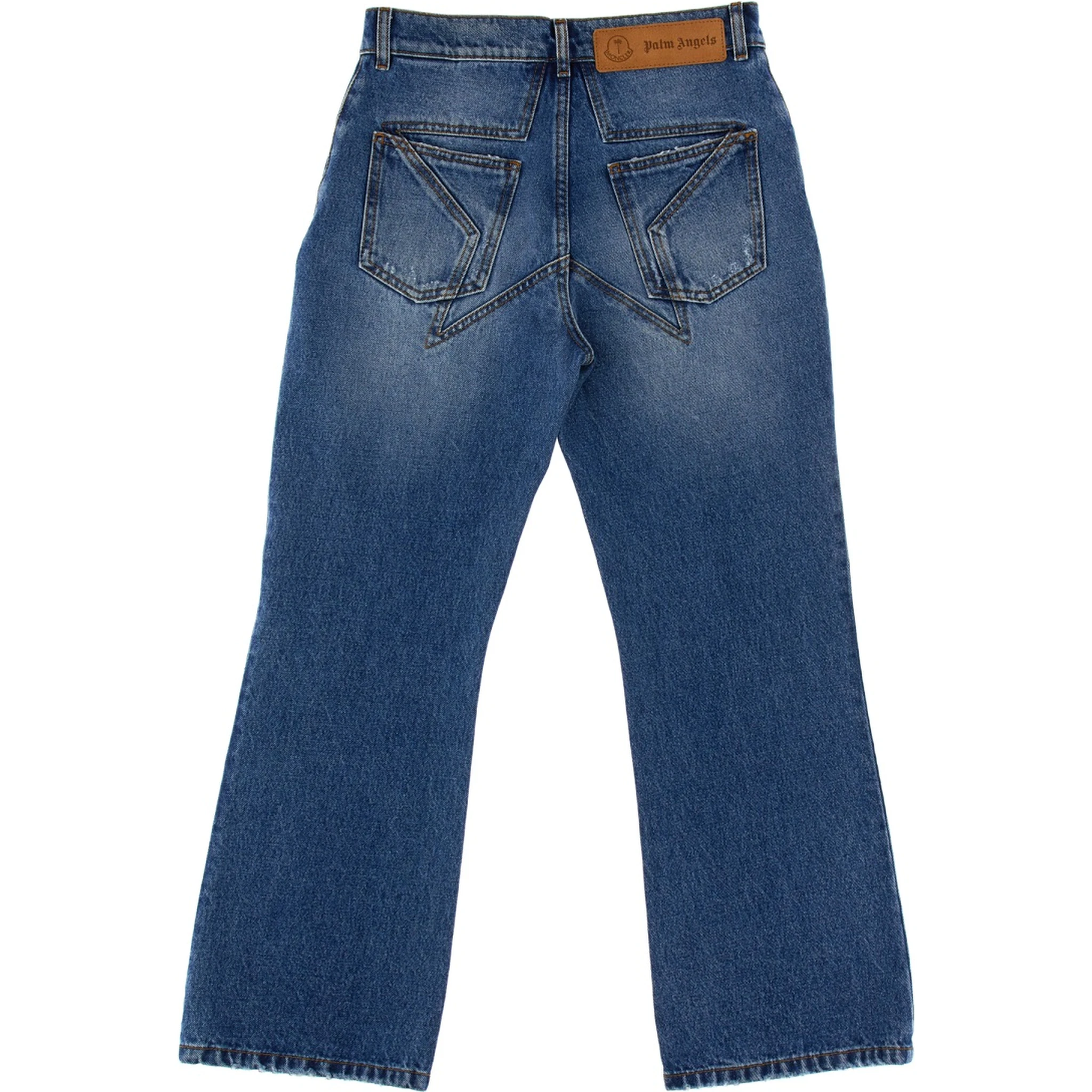 JEANS WITH STAR INLAYS 8 MONCLER PALM ANGELS