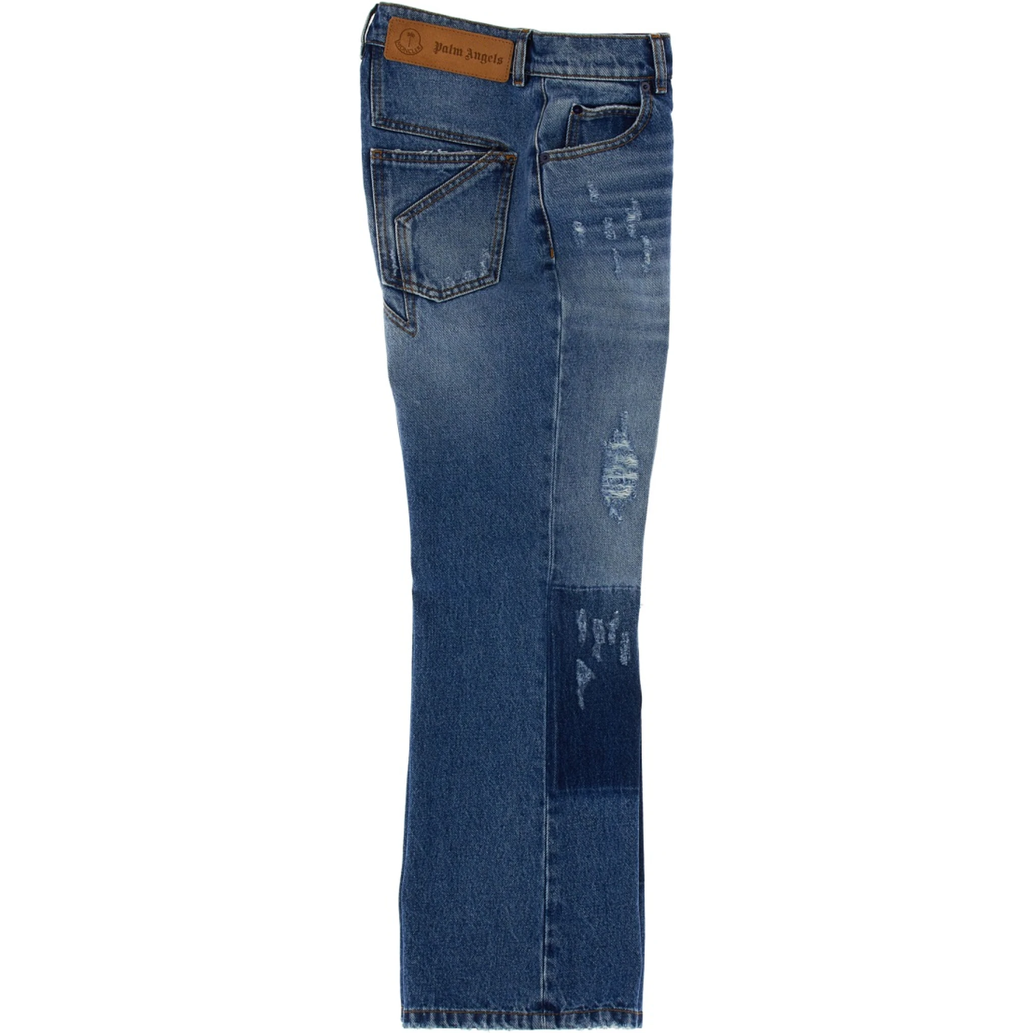 JEANS WITH STAR INLAYS 8 MONCLER PALM ANGELS