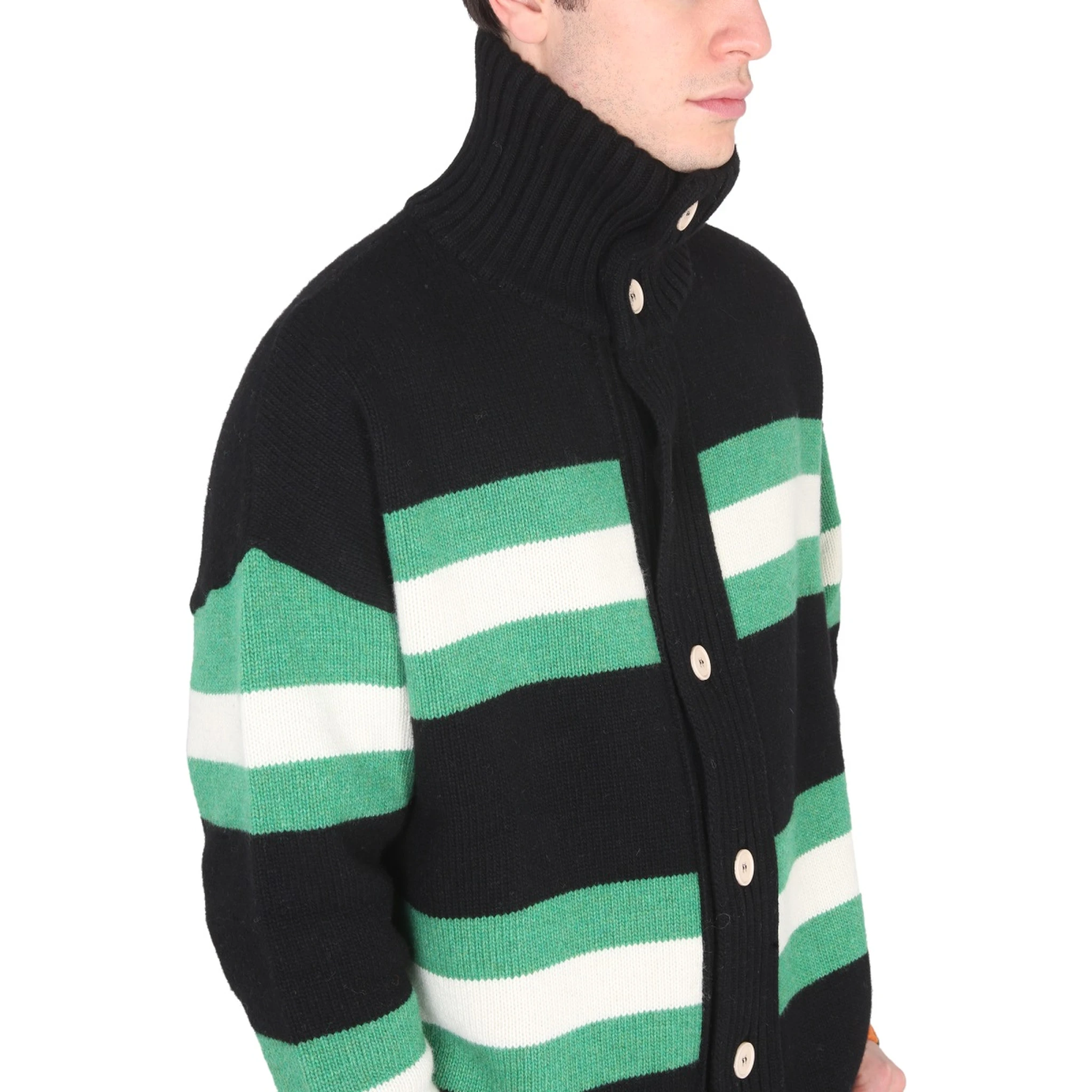 TURTLENECK CARDIGAN