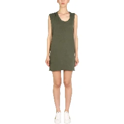MINI ROUND NECKLINE DRESS