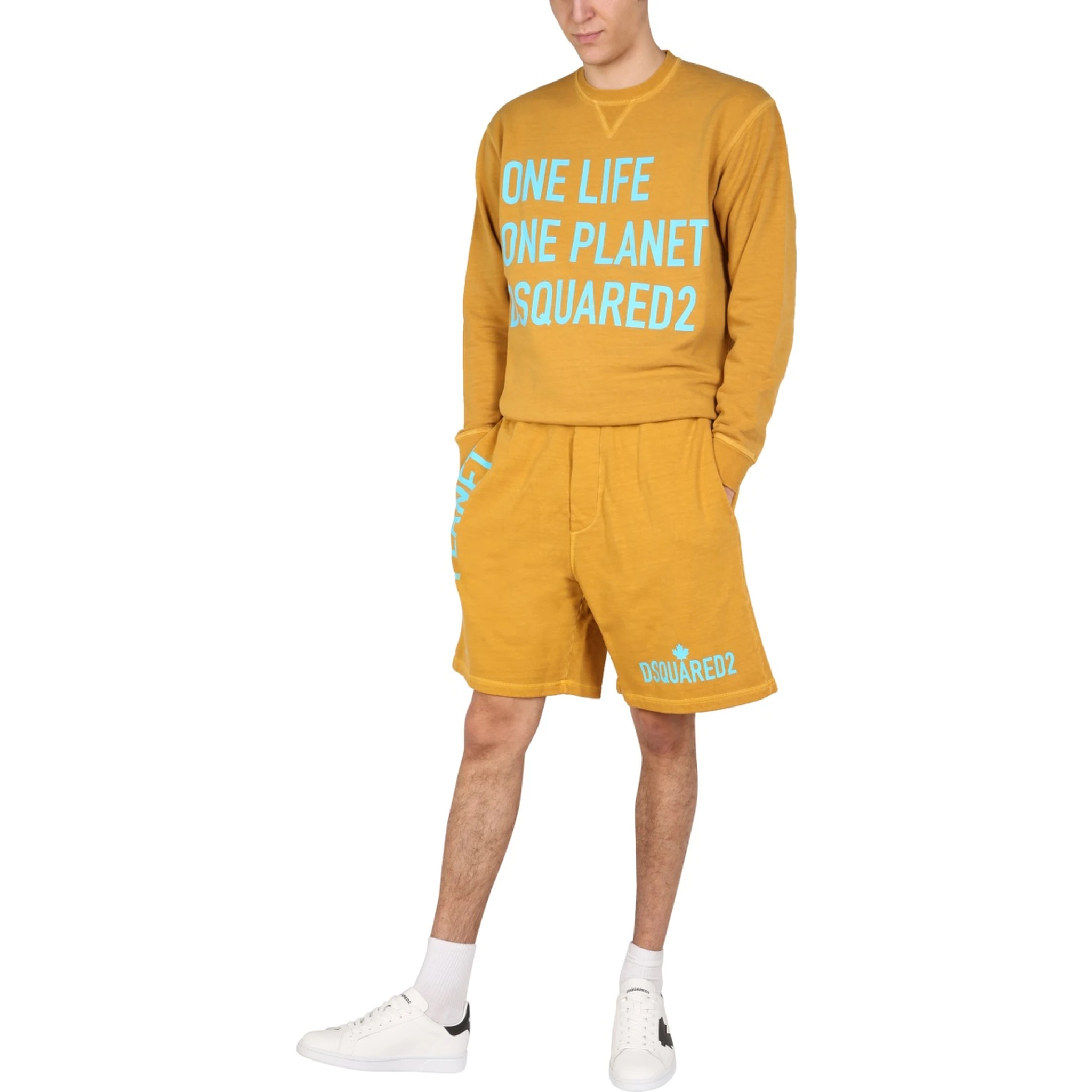 "ONE LIFE ONE PLANET" BERMUDA SHORTS