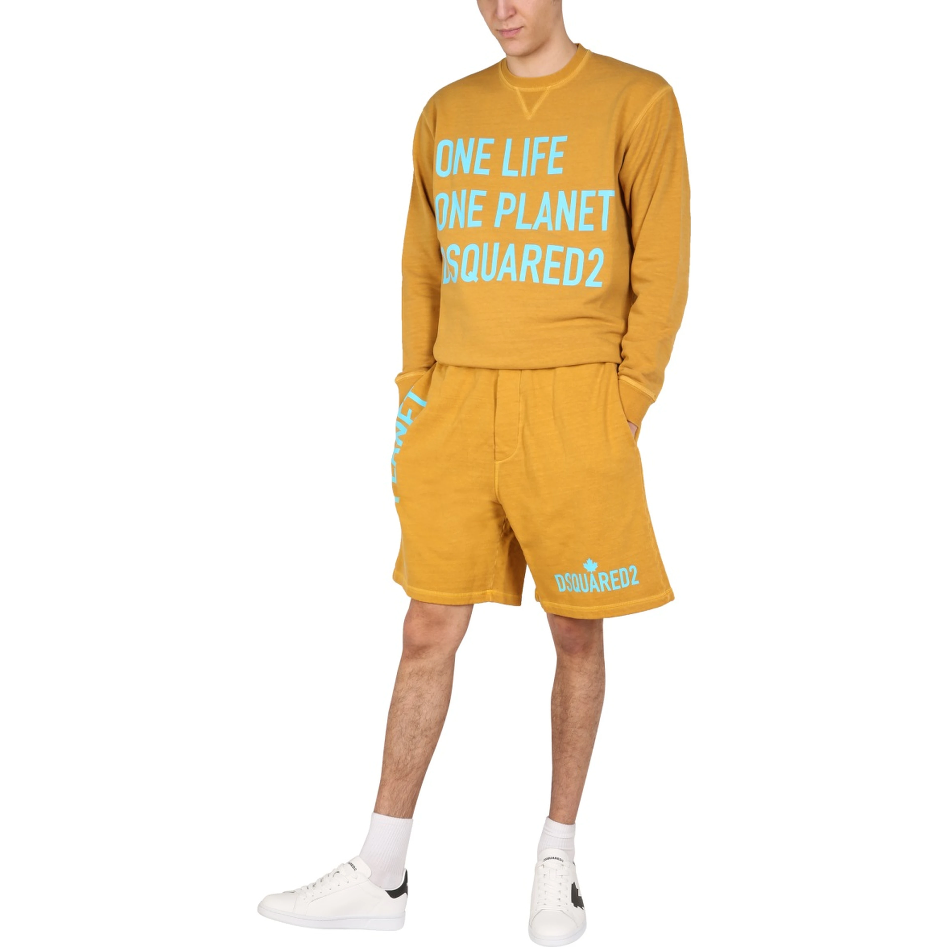 "ONE LIFE ONE PLANET" BERMUDA SHORTS