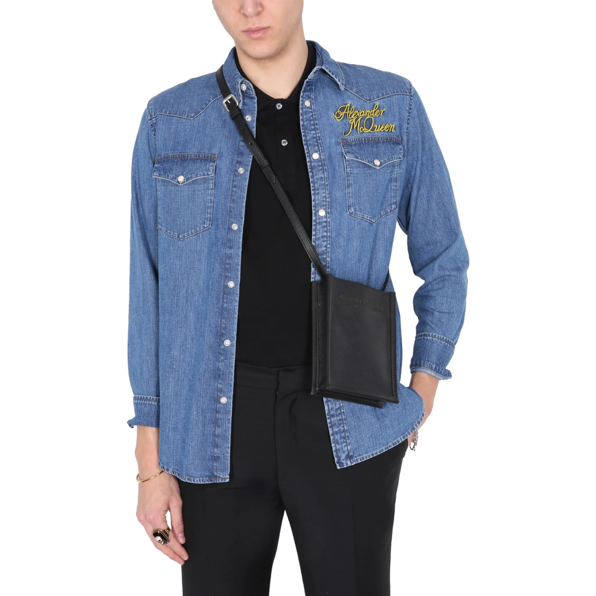 SHIRT WITH EMBROIDERED LOGO