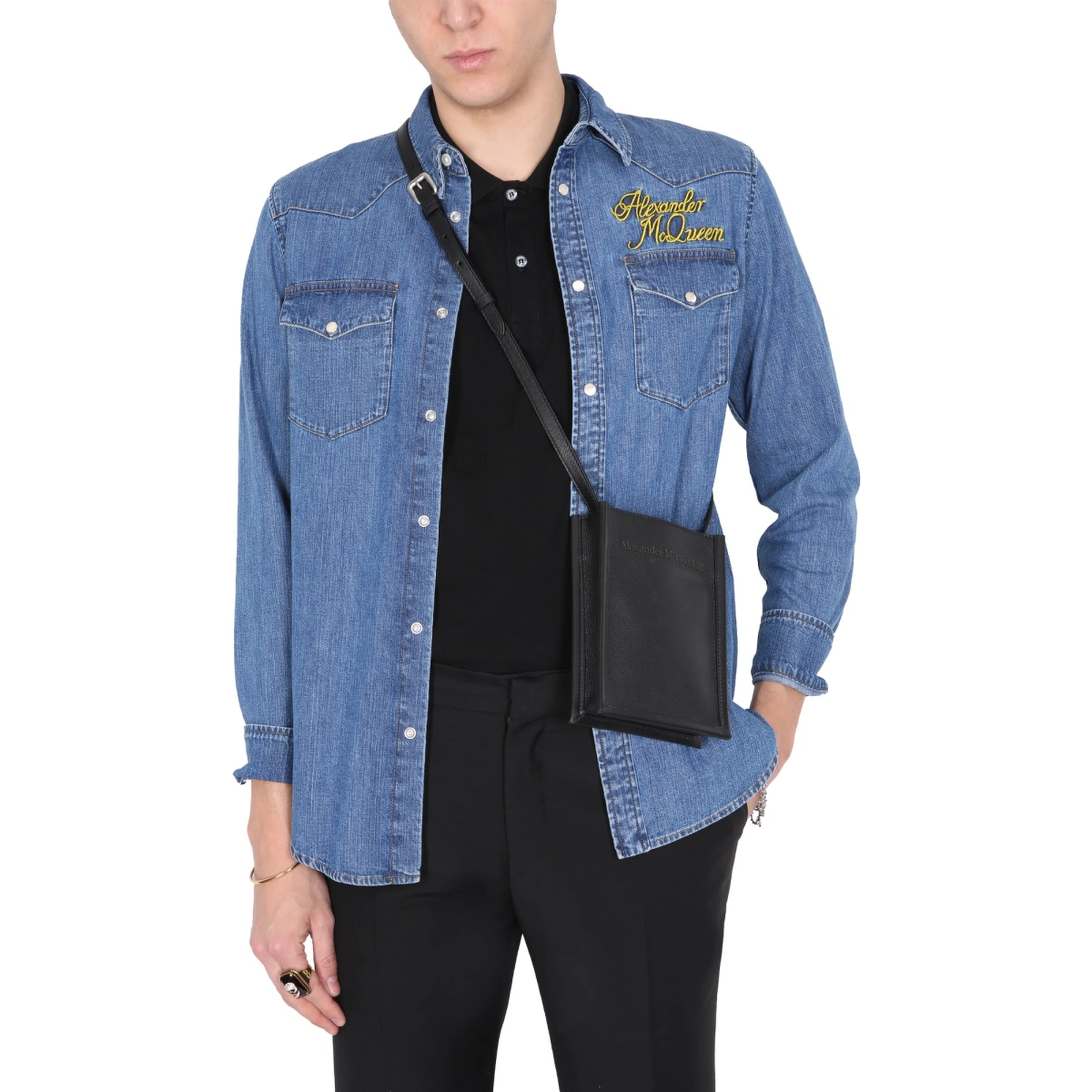 SHIRT WITH EMBROIDERED LOGO