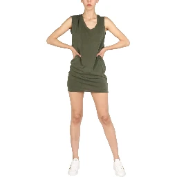 MINI ROUND NECKLINE DRESS