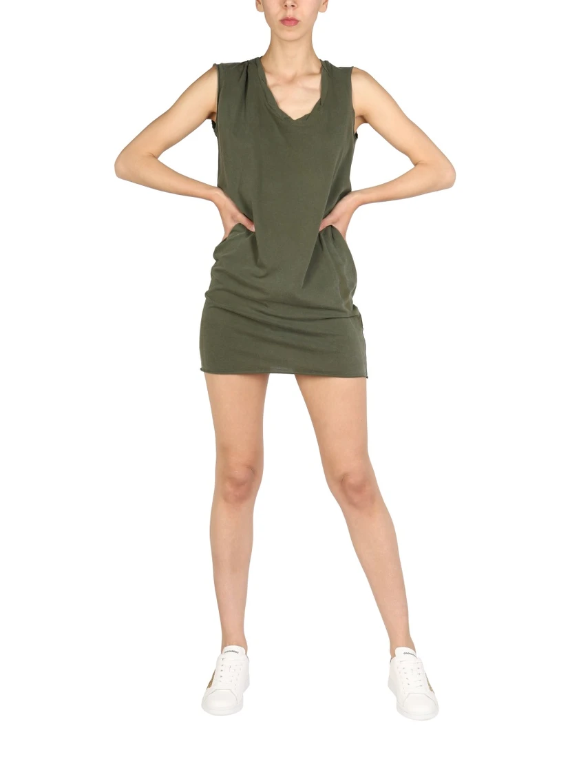 MINI ROUND NECKLINE DRESS