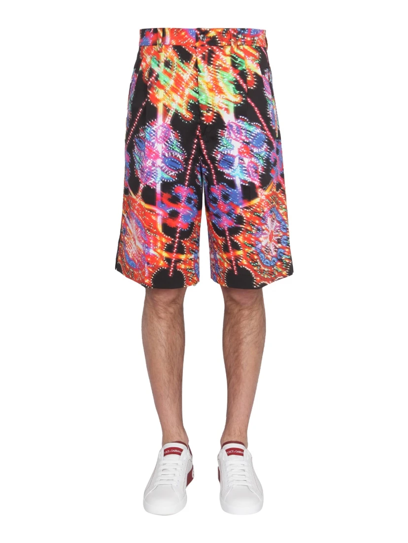 BERMUDA WITH LUMINARY PRINT