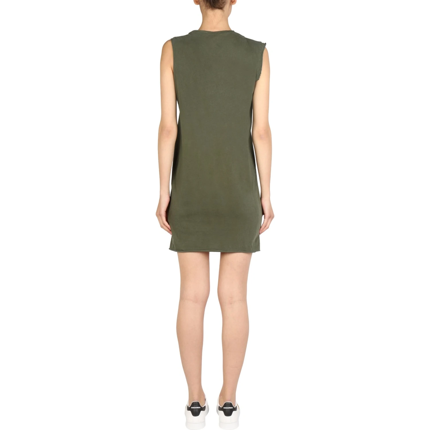 MINI ROUND NECKLINE DRESS