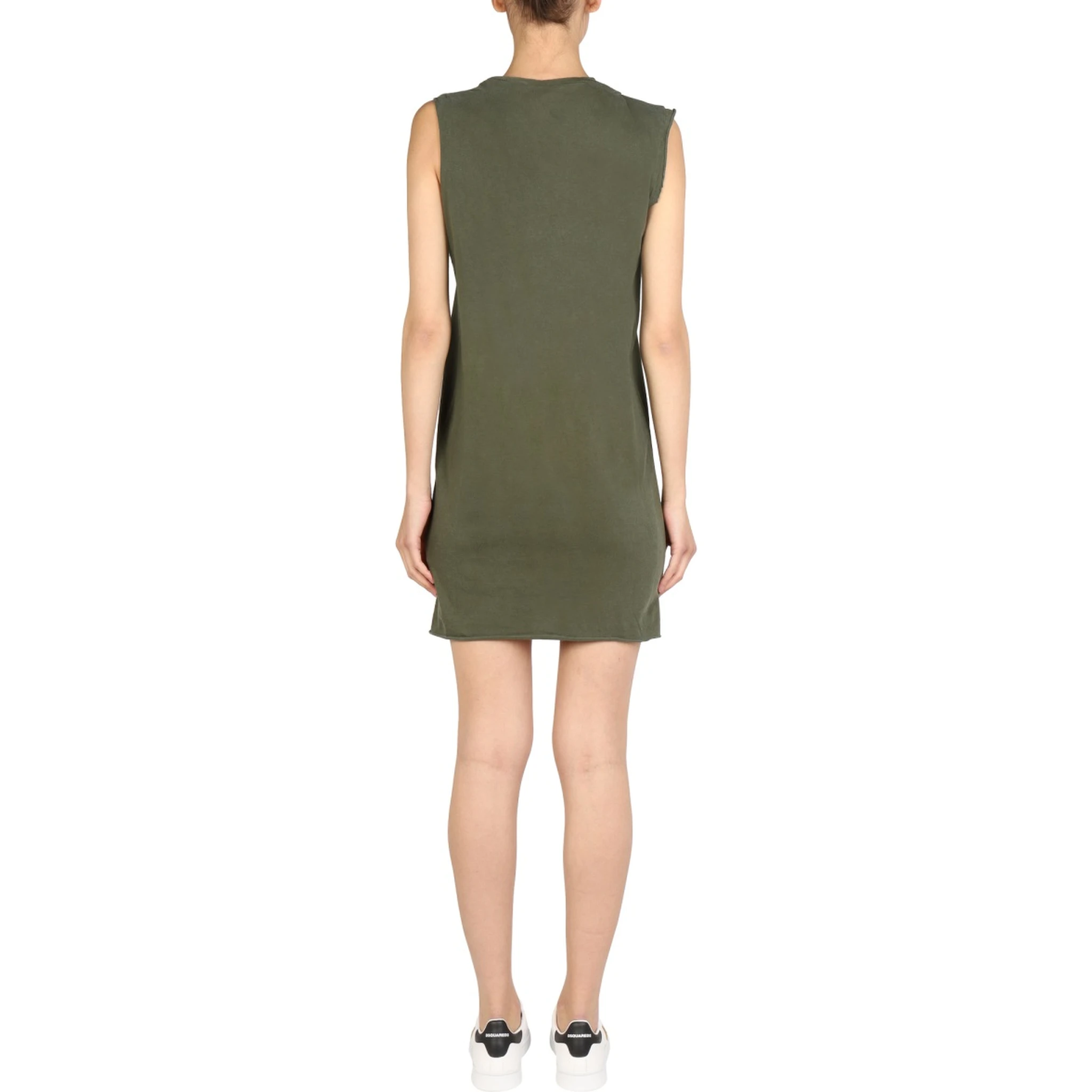MINI ROUND NECKLINE DRESS