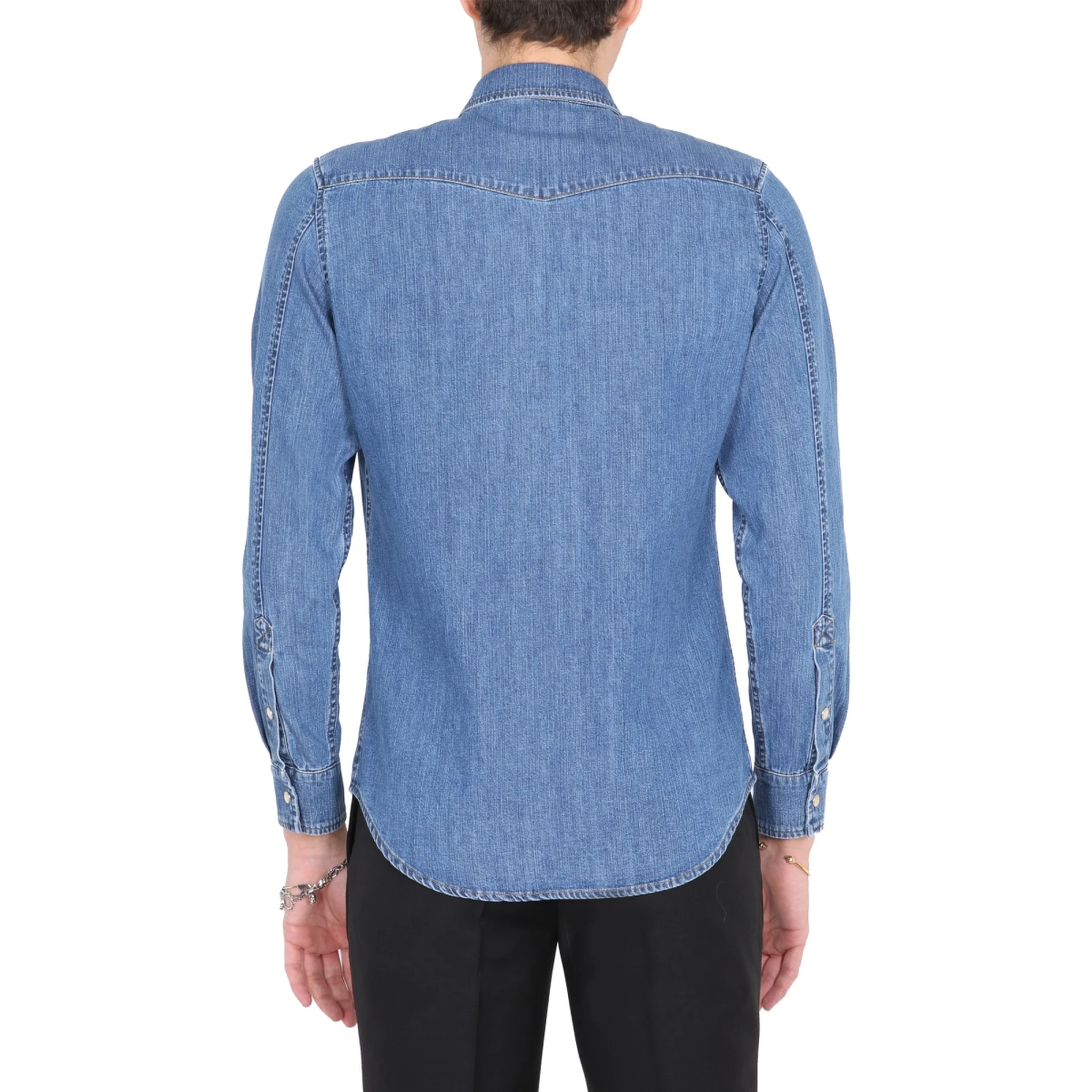 SHIRT WITH EMBROIDERED LOGO